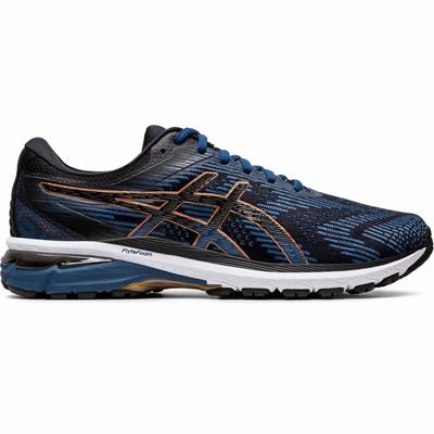 Asics Gt-2000 8 - Miesten Juoksukengät - Laivastonsininen/Mustat